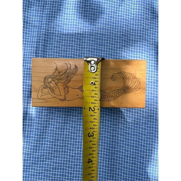 Vintage Rubber Mermaid Stamp - Picture 3 of 5
